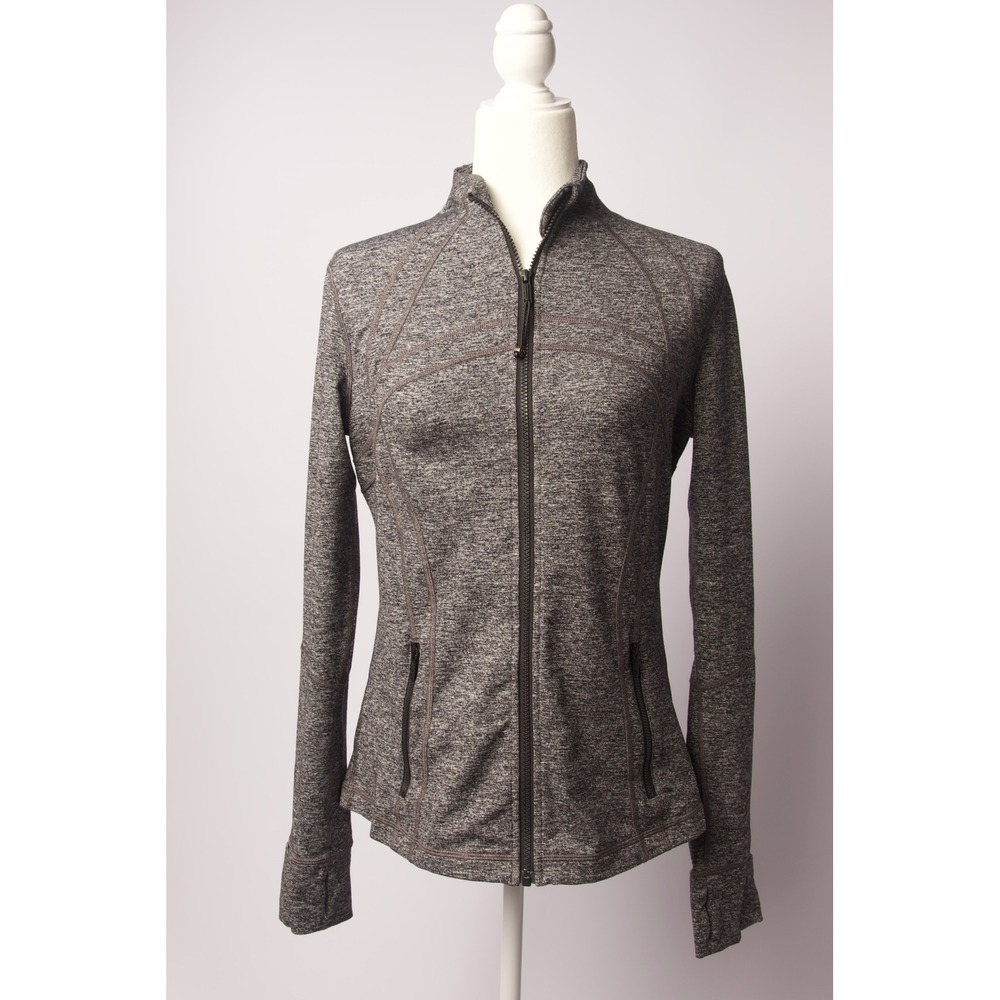 Lululemon Define Athletica Full zip  Jacket Heather Grey